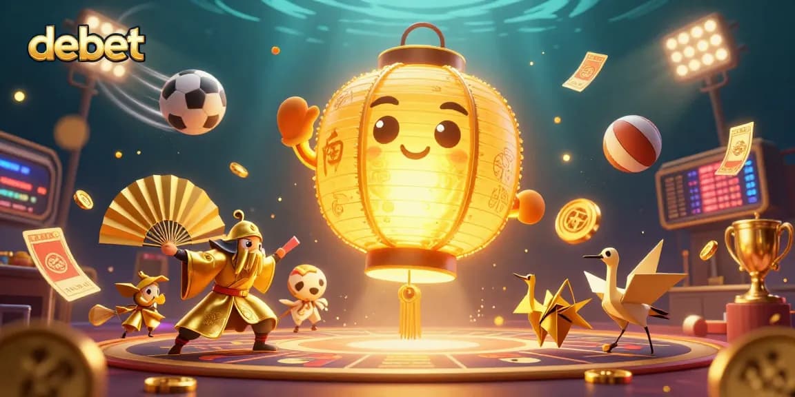 Experience the excitement of debet betting with a dazzling display of sports action and characters.