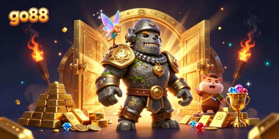 Experience the magic of go88 with ancient guardians and jewels in an exhilarating casino adventure.