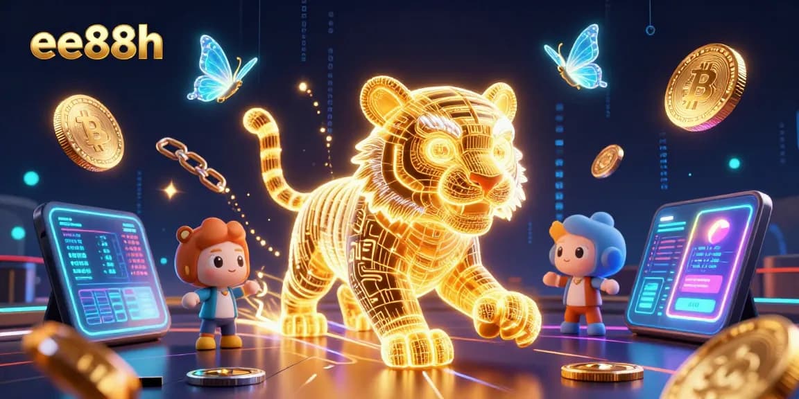 ee88h brings the excitement of gambling alive with a golden tiger and cryptocurrencies.