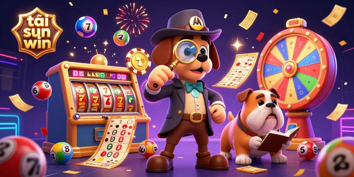 Immerse in vibrant gameplay as you tải sun win amidst exciting slot reels and colorful lottery balls.