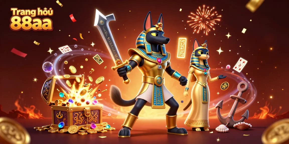 Experience exciting gameplay at Trang chủ 88aa with vibrant illustrations of casino adventures and rich visuals.