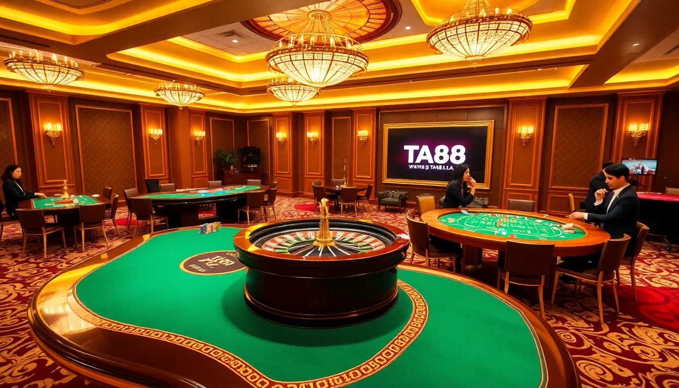 Experience thrilling moments at TA88, the premier online gambling destination.