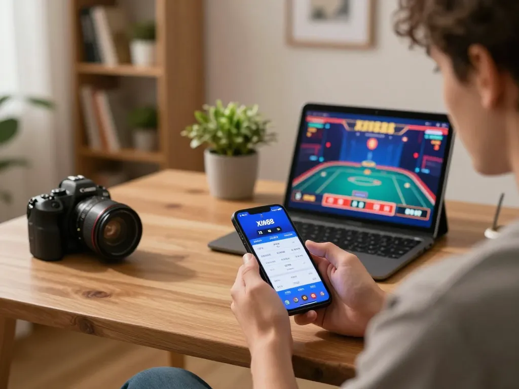 Experience dynamic betting with Xin88 mobile app in a cozy home environment.