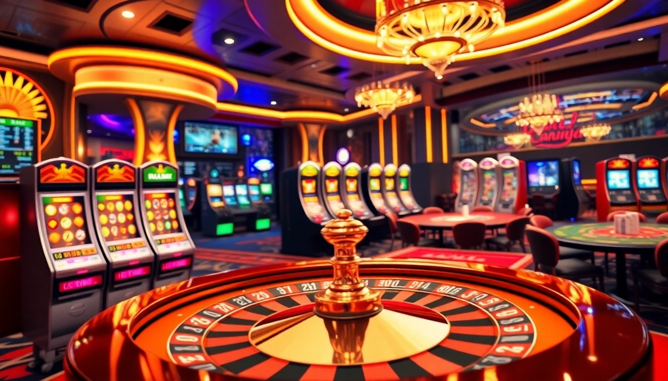 Experience the thrill of online gambling at 8day.cn.com with vibrant casino visuals.