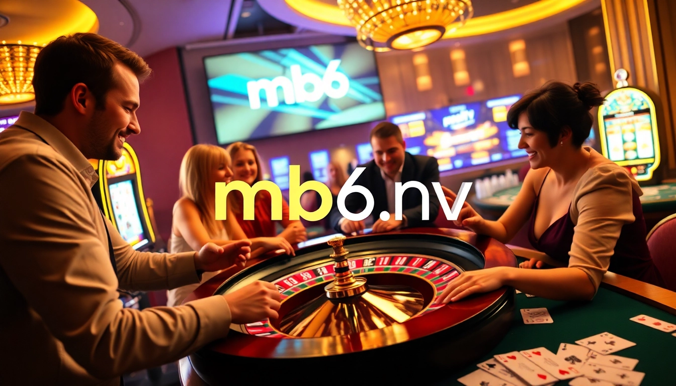 Experience the thrill of casino gaming at mb66.nyc with vibrant roulette and poker action.