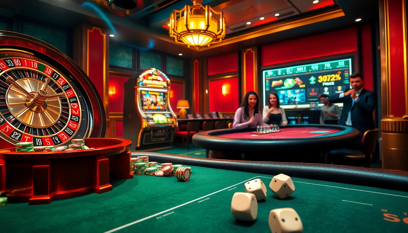Experience the excitement of winning at TG88 COM with vibrant casino tables and engaging players.