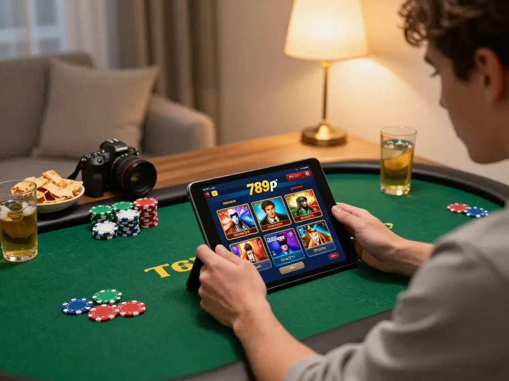 Player engaged in online gaming with 789p interface, highlighting strategic gameplay and casual atmosphere.