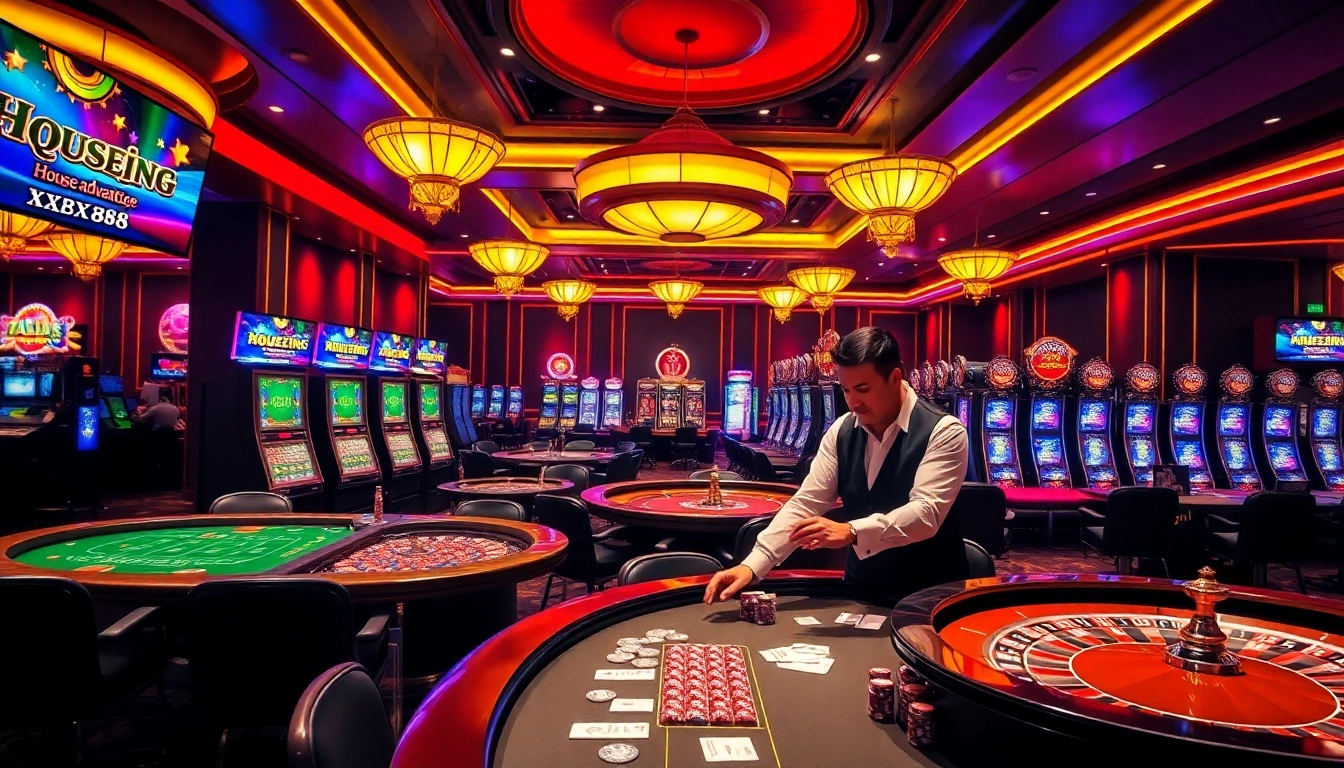 Experience the excitement at nhà cái XX88 with live games and vibrant casino atmosphere.