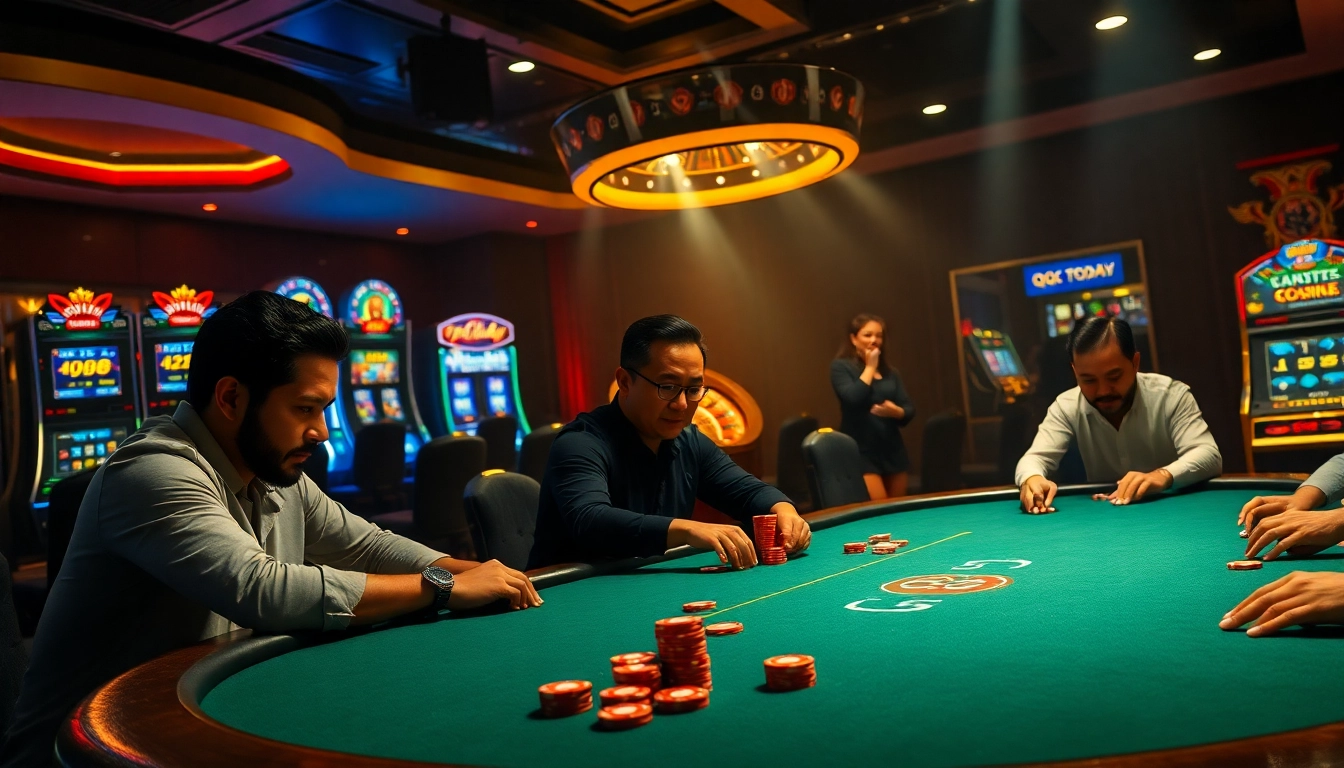 Experience the excitement of QQ88 Today with thrilling poker action and vibrant casino atmosphere.