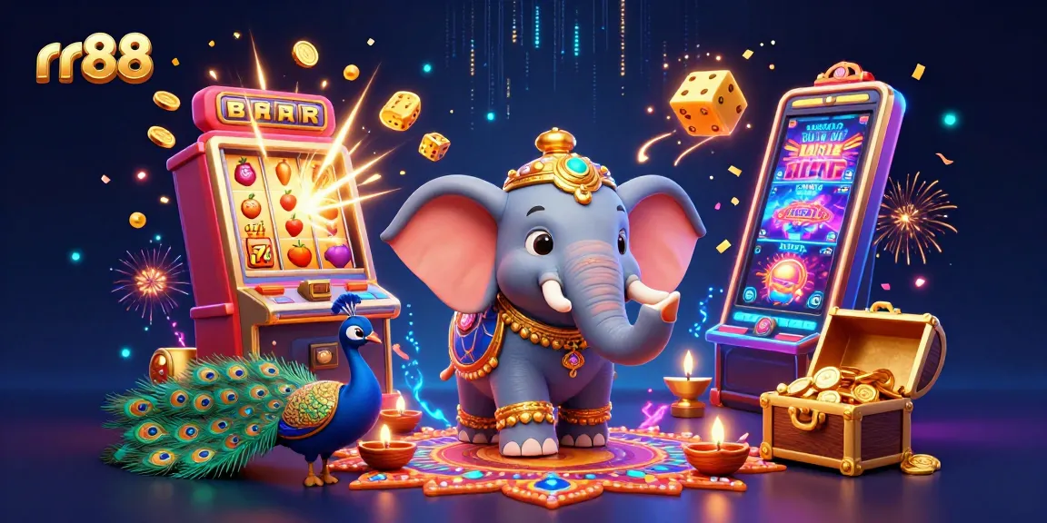 Experience thrills at rr88 with vibrant 3D slot machines, colorful characters, and exciting casino elements.