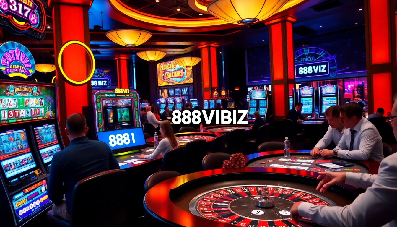 Experience the excitement of 888VI BIZ with vibrant casino games and players winning big.