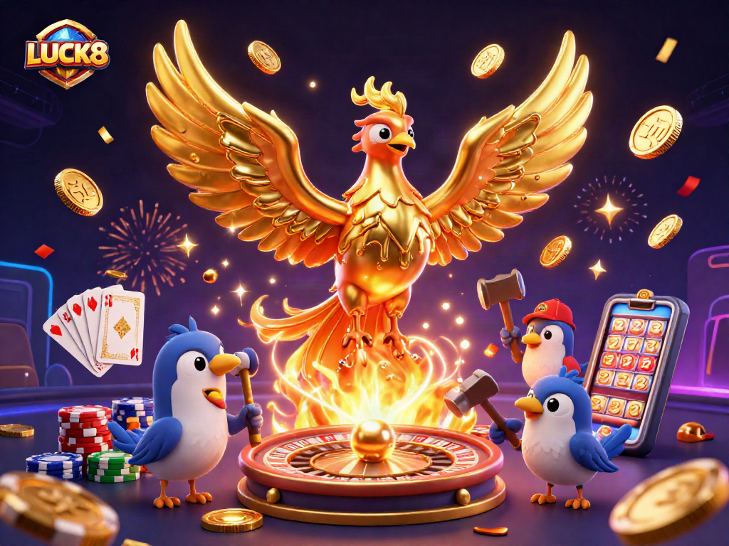 LUCK8 tràn ngập tiền thưởng và may mắn trong cảnh casino sống động