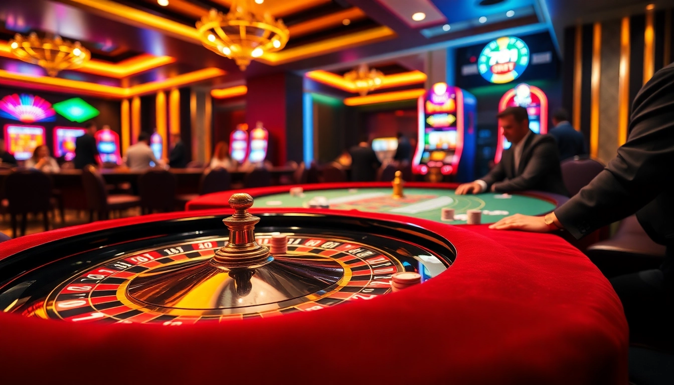 Engaging players enjoy high-stakes roulette and blackjack at 789BET's luxurious casino.