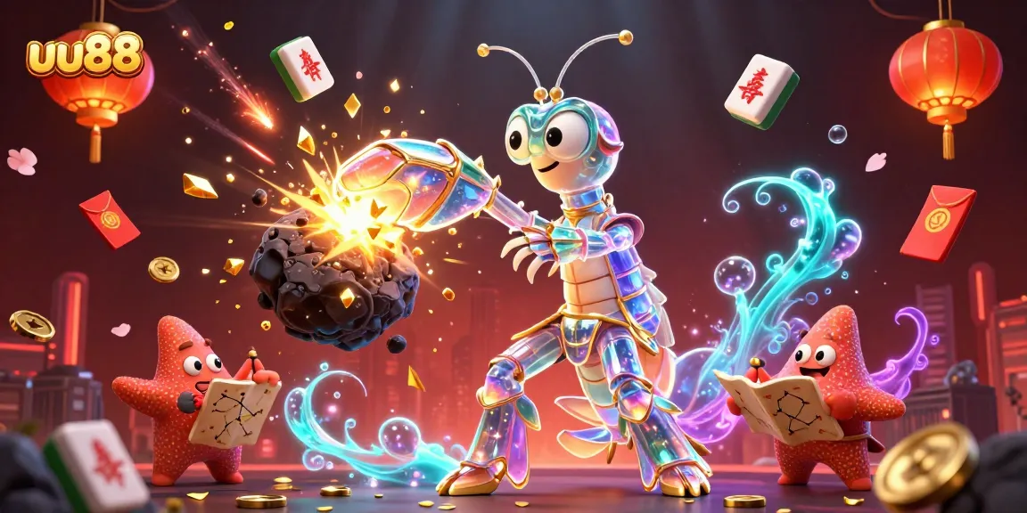 Experience the excitement of uu88 with galactic samurai battling for gold coins in a vibrant casino illustration.