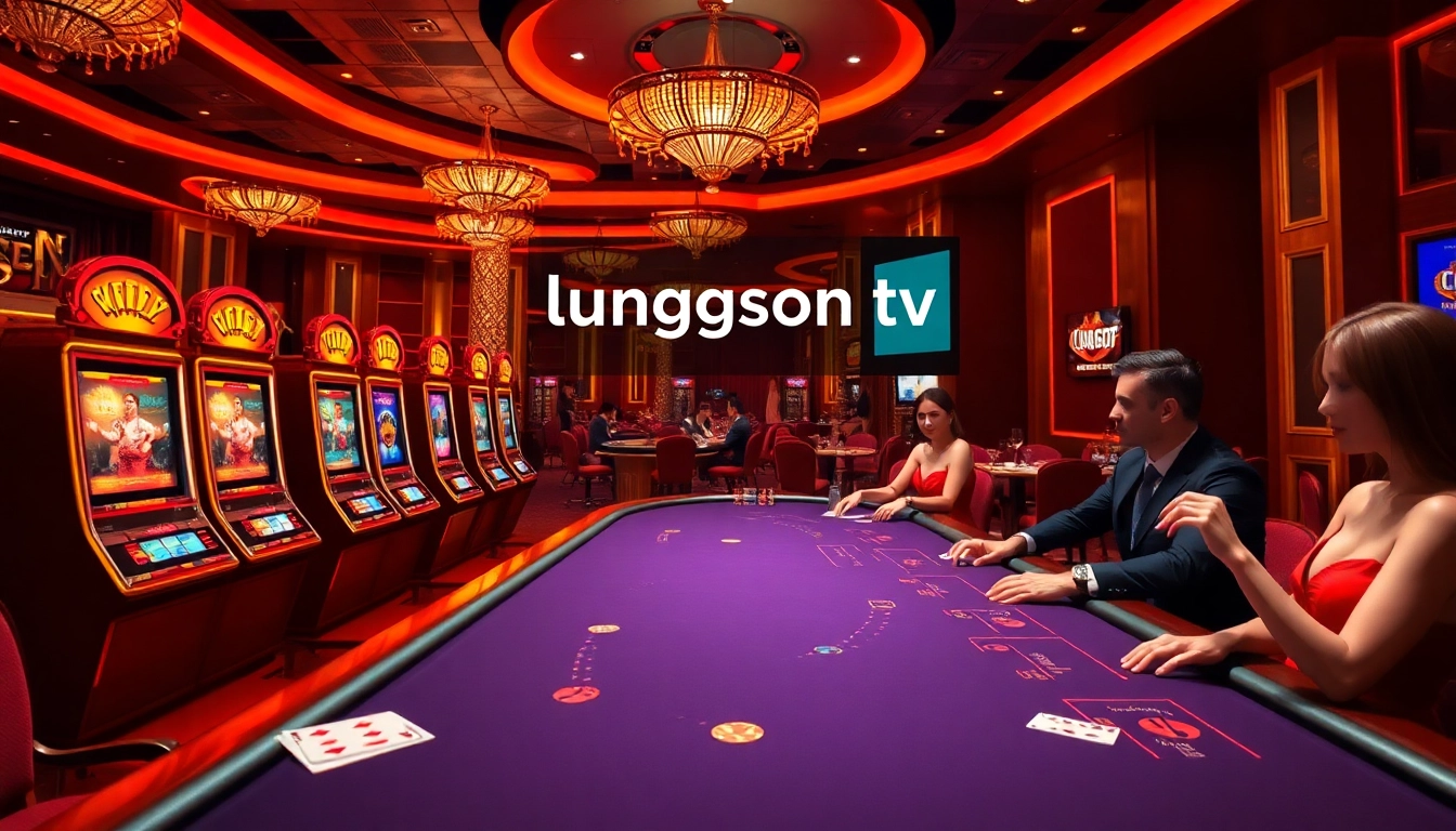 Experience thrilling gameplay with luongson tv's premium online gambling platform.