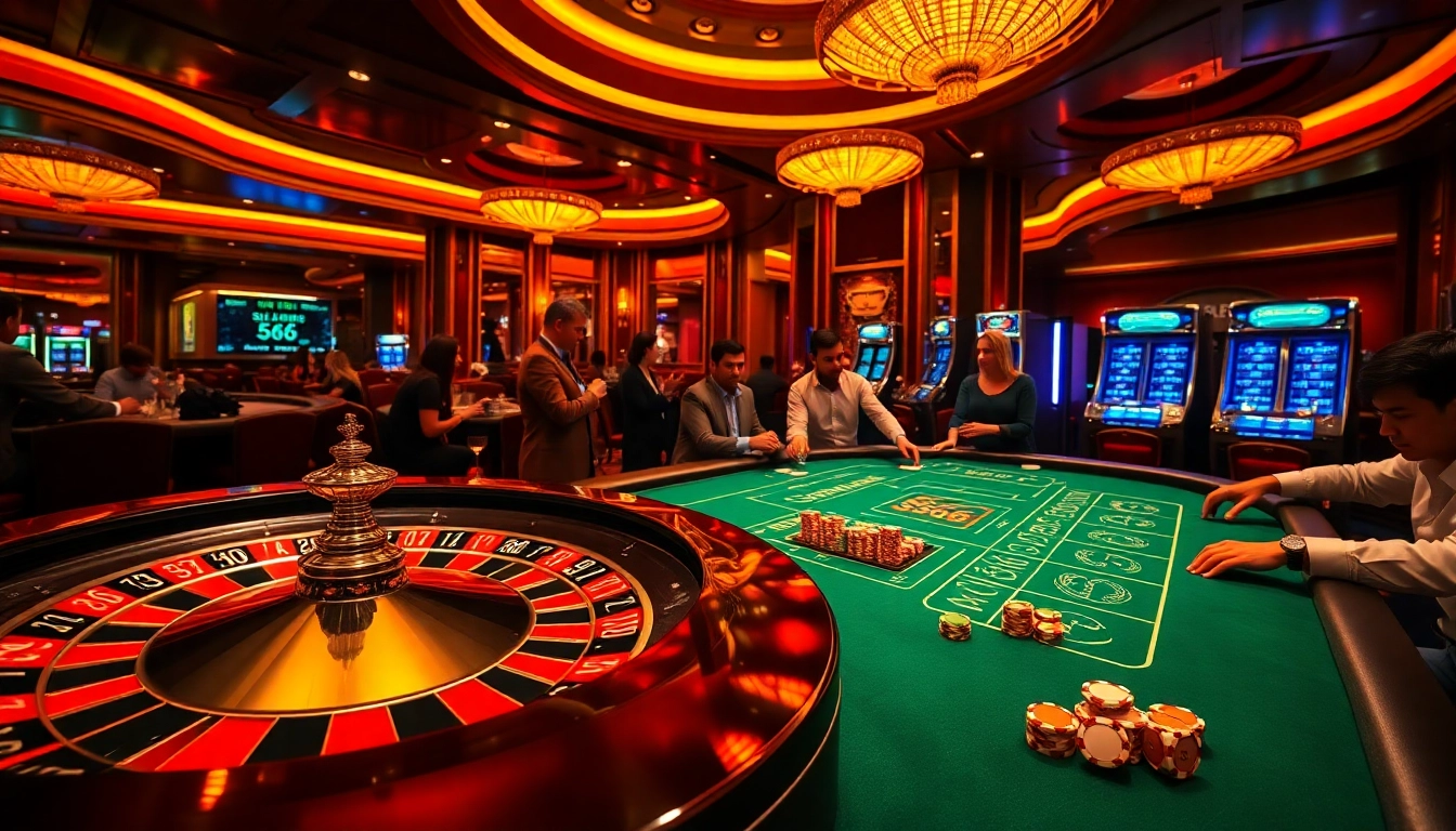 Feel the excitement at s666 Casino with vibrant tables and engaged players.