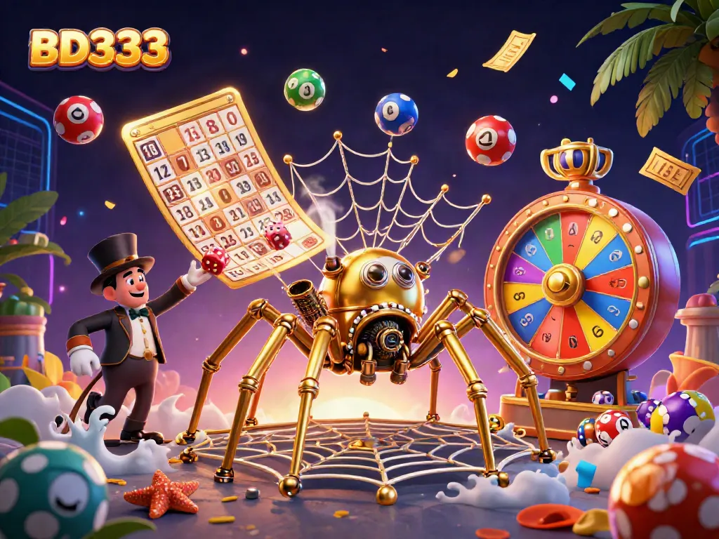 Experience thrilling moments at BD333 with unique steampunk characters and vibrant casino elements.