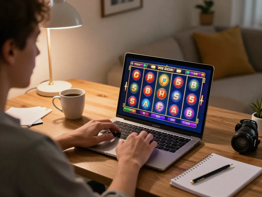 Engage in strategic online slots gaming with ck444s in a cozy home setting