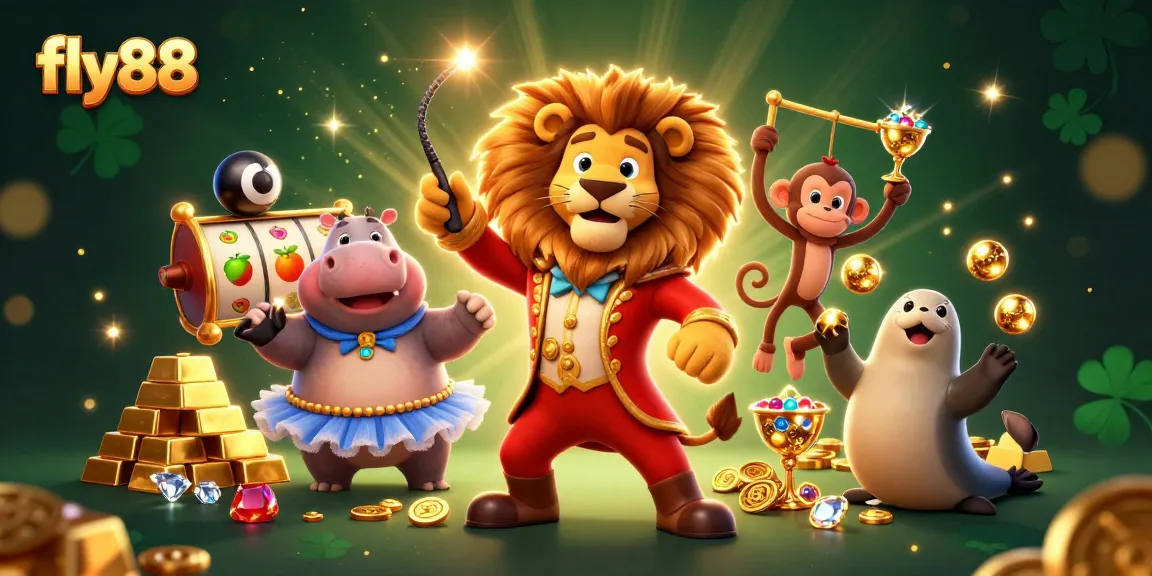 Experience the exciting adventures at fly88 with dynamic casino elements and vibrant characters!