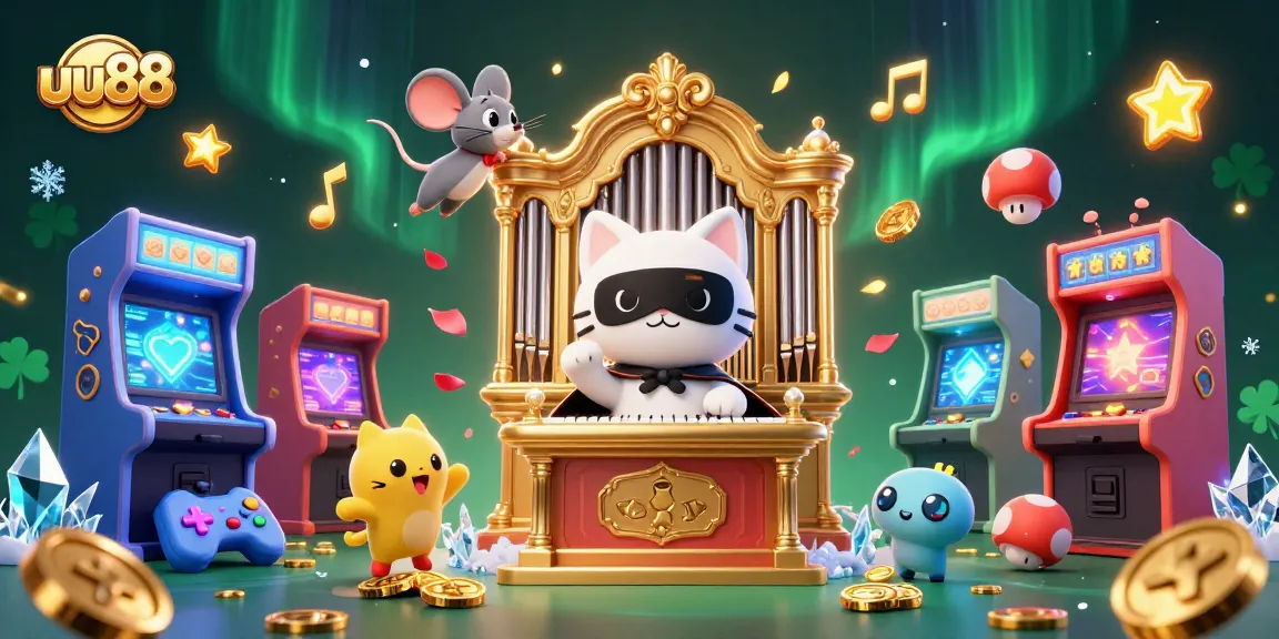Experience thrilling gameplay in uu88's vibrant casino featuring fun characters and animated game elements.