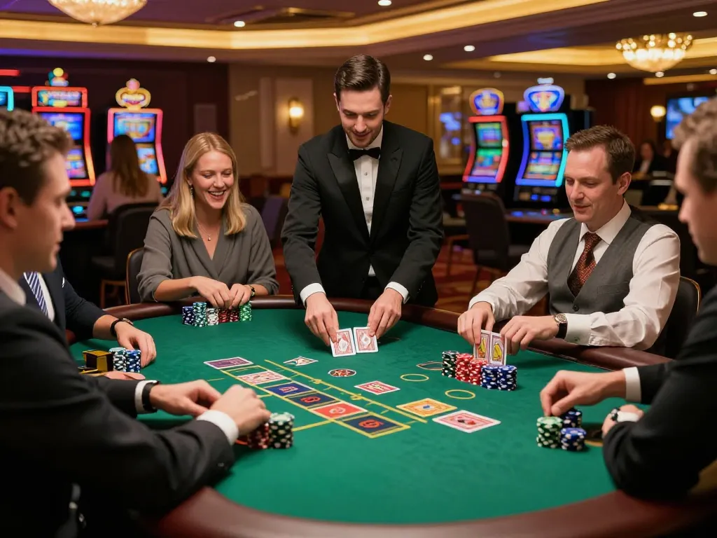 Experience thrilling live blackjack at 789WIN's upscale casino with engaged players and an expert dealer.