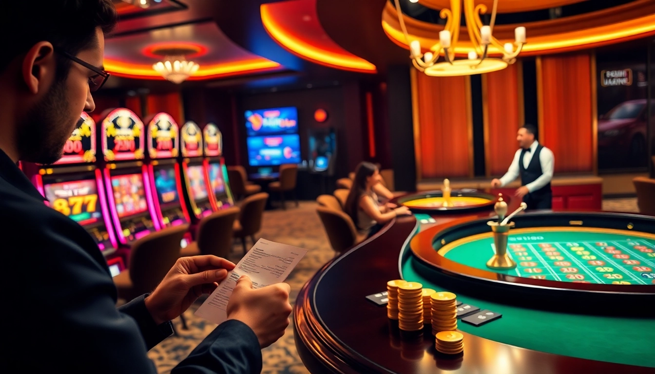 Engaging gameplay at FA88 casino with vibrant tables and betting chips in an exciting atmosphere.