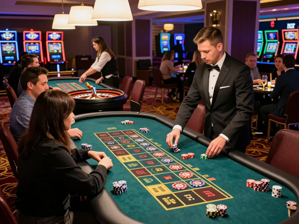Engaging roulette gameplay showcasing C168 bets being placed at vibrant casino.
