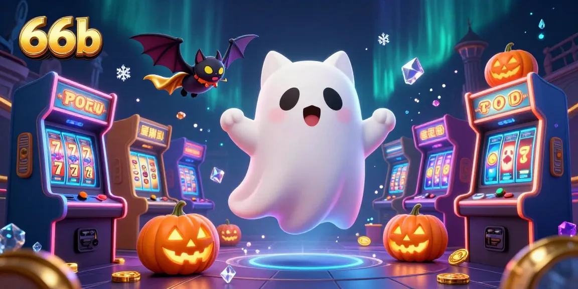 Engage in thrilling ghostly slot adventures at 66b casino featuring vibrant characters and game elements.