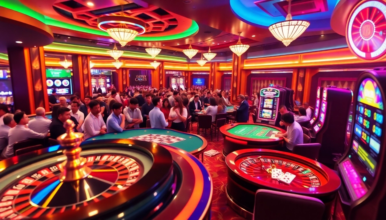 Engage with the thrilling 77ball game at an online casino featuring vibrant tables and players.