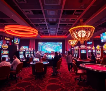 Exciting casino scene at tk88win.live with vibrant gaming tables and engaged players