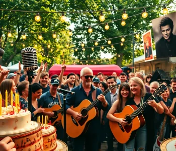 Johhny Cash birthday celebration at johnnycashbirthday.com featuring lively performances.