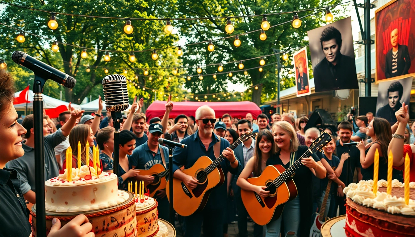 Johhny Cash birthday celebration at johnnycashbirthday.com featuring lively performances.