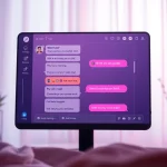 Engaging chat interface showcasing sex AI interactions with charming characters.