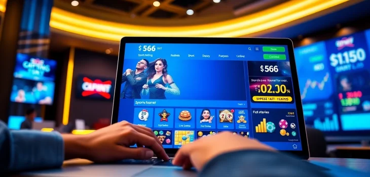 Interactive interface of 566 vim showcasing diverse gaming options and user engagement.