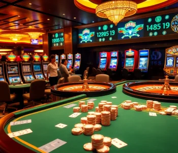 Experience the thrill of the tr88 game at a luxurious casino table with vibrant gameplay.