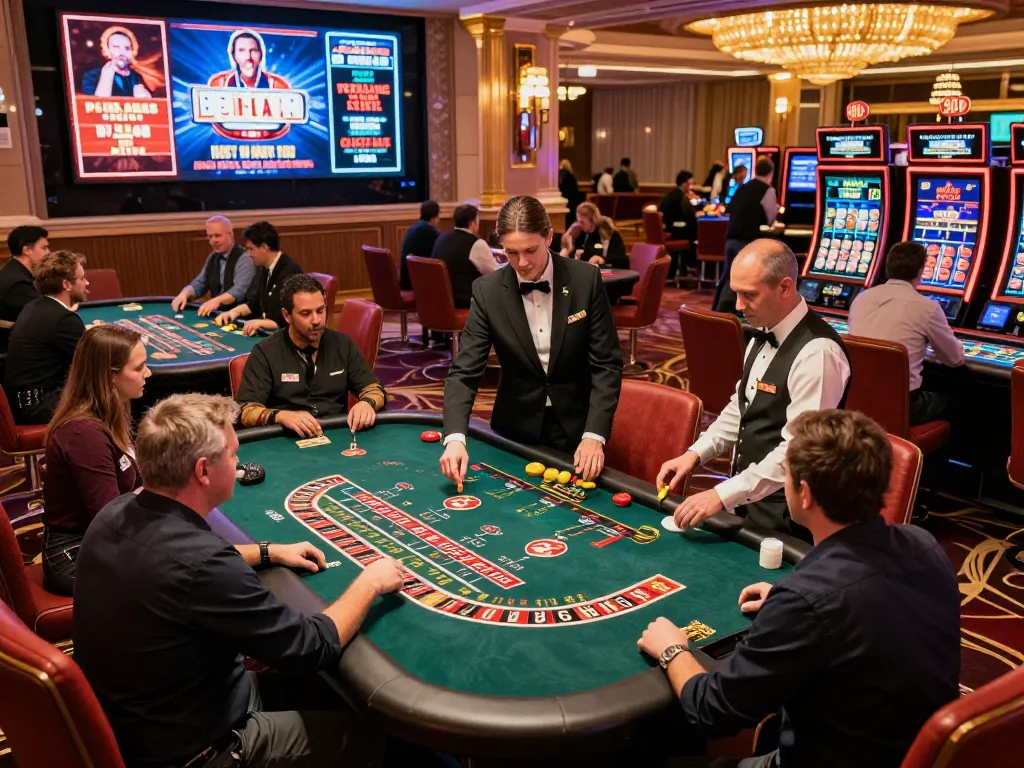 Experience strategic gameplay at du88 casino with vibrant roulette action and engaged players.