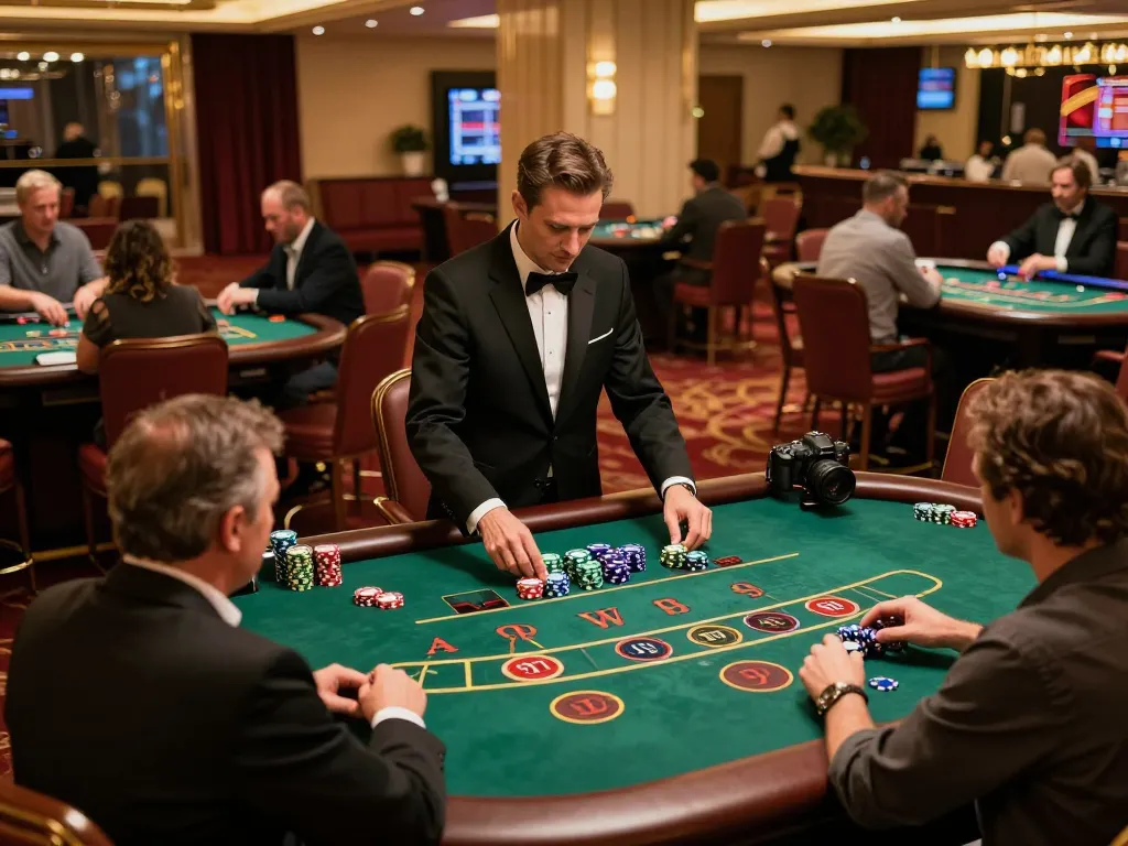 Players enjoying thrilling games at go89 casino, featuring dynamic blackjack and roulette action.