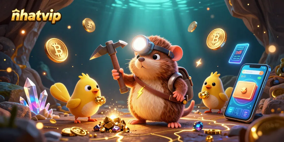 Nhatvip offers thrilling gaming adventures with captivating treasure hunting elements in a 3D scene